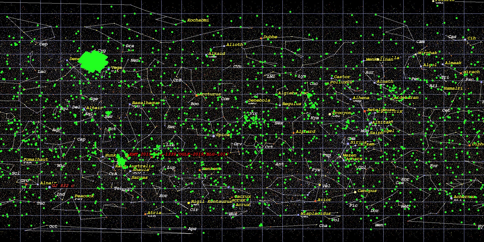 superficie gliese 832 c